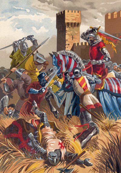 Battle of Muret by Spanish School